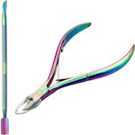 Set de unghii Rainbow Nail Nippers & Cuticle Pusher