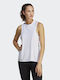 Aeroready Train Essentials Damen Bluse Ärmellos Weiß