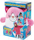 Plush Kitten Kitten White/Fuchsia for 3+ Years