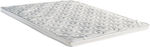 Orion Strom Single Bed Foam Mattress Topper E047 Best Hyper Soft with Elastic Straps 100x200x6cm