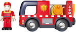 Hape Fire Truck Rescue Team Set with Car