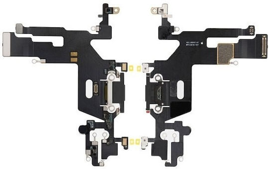 Flex Cable with Charging port in Black colour for iPhone 11
