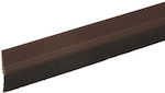 Fixomoll Draft Stopper Brush Door with Brush in Brown Color 1m