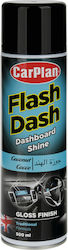 Car Plan Liquid Shine / Cleaning for Interior Plastics - Dashboard and Windows with Scent Coconut Flash Dash Gloss 500ml FCN772