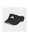 adidas Aeroready Visor Hat Black Black / White