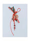 Hanging Lucky Charm Horseshoe Red 1pcs