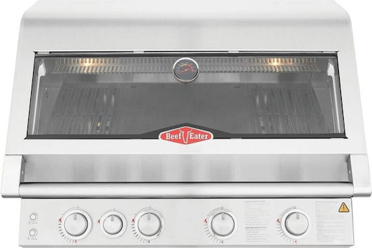 Beef Eater 7000 Premium Ψησταριά Υγραερίου Μαντεμένιας Σχάρας 38x39εκ. με 4 Εστίες 19.9kW και Μάτι Υπερύθρων