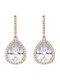 Gloria Hope Earrings Gold Plated with Stones