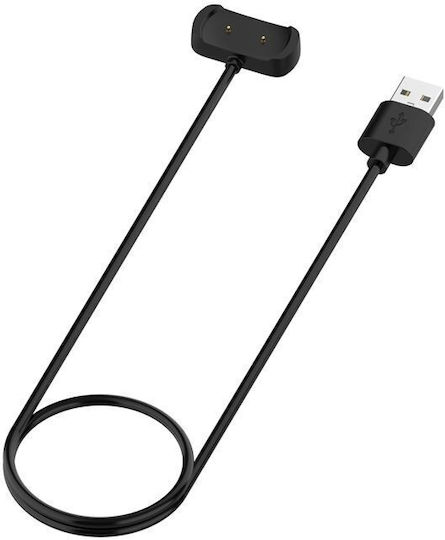 Кабел за зареждане USB-A Dock Зарядно за Amazfit GTR 2/2e /GTS 2/2e/2 mini/ Pop / Pop Pro / Bip U/ Bip Черен