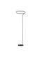 Zambelis Lights LED Φωτιστικό Δαπέδου Υ175xΜ60εκ. με Θερμό Λευκό Φως 2392lm Μαύρο