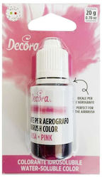 Decora Lebensmittelfarbe Υδατοδιαλυτό Rosa 1Stück 20gr