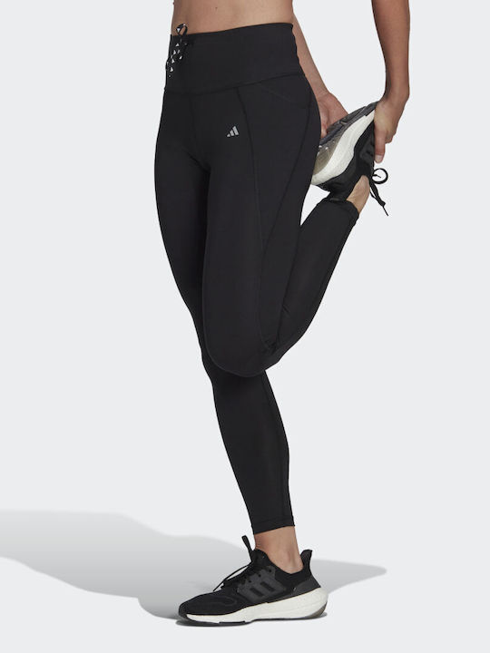 Adidas Running Essentials 7/8 Running Γυναικείο Μακρύ Κολάν Ψηλόμεσο Μαύρο