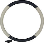 Autoline Car Steering Wheel Cover with Diameter 45cm Leather Beige