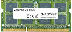 2 Power 4GB DDR3 RAM με Ταχύτητα 1333 για Laptop