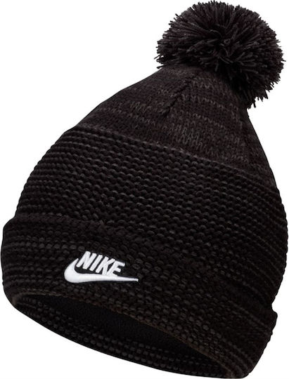 Sportswear Pom Pom Beanie Ανδρικός Σκούφος Πλεκτός σε Μαύρο χρώμα