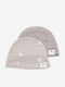 Boats Birds Kinder Mütze Set Stoff Beige 2Stück