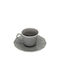 Estia Athénée Cup Coffee Porcelain Gray 100ml
