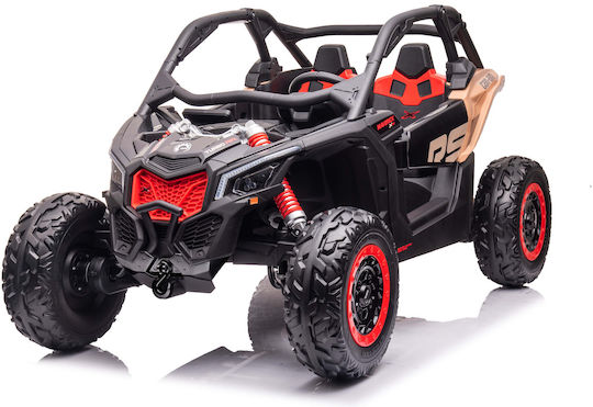 Can-am Maverick Rs Две Места с Дистанционно Управление Лицензиран 24 Волта Черен