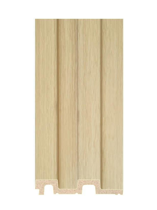 3D Πάνελ Τοίχου Αφρώδες με Κόλλα White Oak Μπεζ...