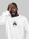 Picasso Meeple Sweatshirt - WHITE