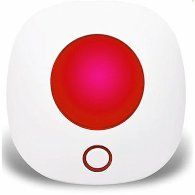 Wireless Wi-Fi Interior Alarm Siren 230V with Red Light