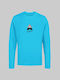 Picasso Meeple long-sleeved T-shirt - AQUA