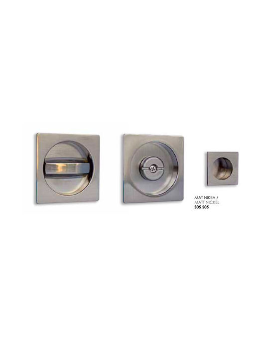 Conset C1357 Χούφτα Πόρτας Ασημί 56mm