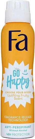 Fa Go Happy Αποσμητικό 48h σε Spray 150ml