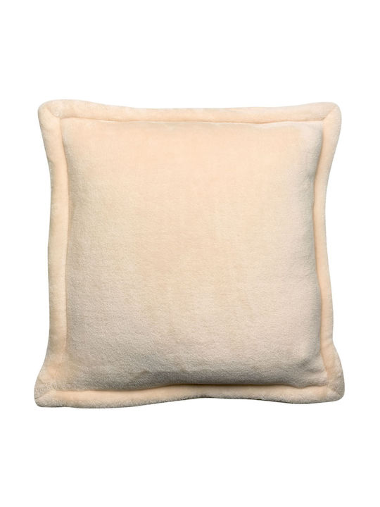 Vivaraise Sofa-Kissen Tender aus Samt Creme 50x...