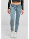 Talie joasă Blugi de damă cu croială dreaptă Light Blue Washed