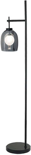 Zambelis Lights Floor Lamp H145xW31cm. with Socket for Bulb G9 Black