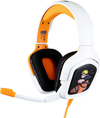 Konix Naruto Akatsuki Peste ureche Casti de gaming cu conexiun 3,5mm Alb