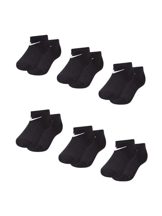 Nike Kinder Söckchen Basic Schwarze 6 Paar