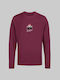 Picasso Meeple long-sleeved T-shirt - OXBLOOD