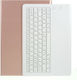 Flip Cover With Keyboard In English US Rose Gold Galaxy Tab S7+