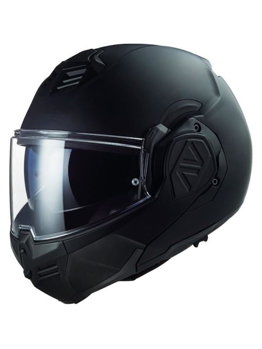 LS2 FF906 Advant Modular Helmet with Sun Visor ECE 22.06 1650gr Solid Noir