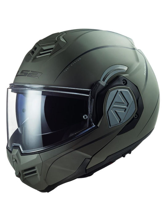 LS2 FF906 Advant Special Modular Helmet with Sun Visor ECE 22.06 1650gr Matt Sand KR520890