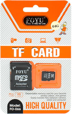 Foyu FO-066 microSDXC 64GB με αντάπτορα