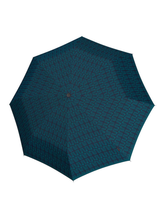 Knirps Winddicht Regenschirm Kompakt Blau
