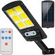 Izoxis Izoxis Lampă Solară Stradală 36W Alb Rece cu Senzor de Mișcare și Telecomandă IP65 23.5bucx11.5bucx4buccm
