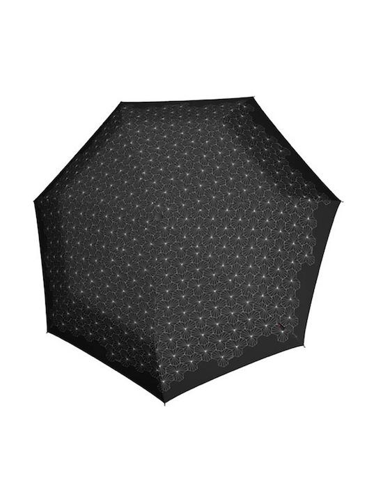 Knirps X1 Umbrelă de ploaie Compact Neagră