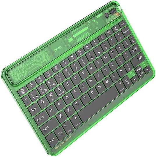 Hoco S55 Fără fir Bluetooth Doar tastatura Engleză US Verde