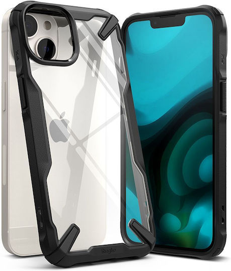 Ringke Fusion X Back Cover Σιλικόνης Μαύρο (iPhone 14 Plus)