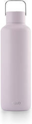 Equa Timeless Flasche Thermosflasche Rostfreier Stahl BPA-frei Lilac 600ml mit Schleife