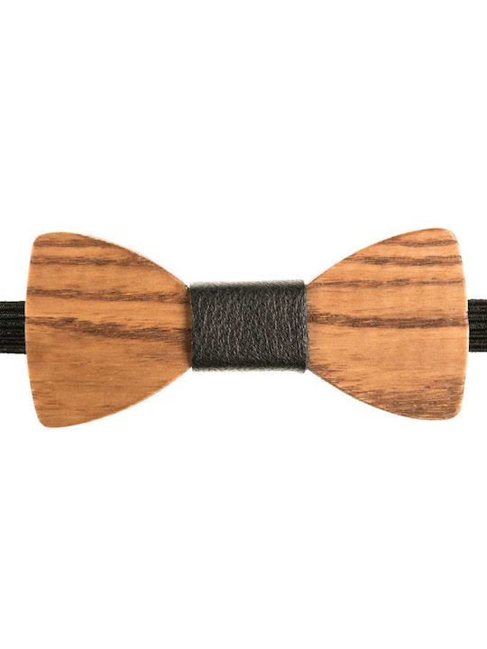 Children's Wooden Bow Tie Mom & Dad 43011065 - Natural
