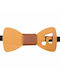 Children's Wooden Bow Tie Mom & Dad 43011237 - Brown