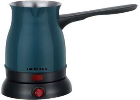Hausberg Electric Greek Coffee Pot 800W with Capacity 500ml Blue