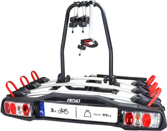 AMiO E-Bike TBC-01/3 Βάση Κοτσαδόρου Αυτοκινήτου για 3 Ποδήλατα
