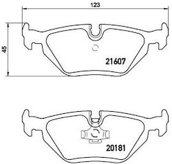 Bosch Set Plăcuțe De Frână Partea Din Spate 4 Bucăți Bosch Set Plăcuțe De Frână Partea Din Spate 4 Bucăți