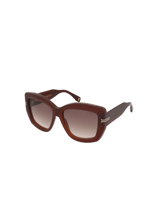 Marc Jacobs Women's Sunglasses with Brown Acetate Frame and Brown Gradient Lenses MJ 1062/S 09Q/HA